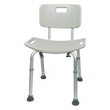 McKesson Bath Bench 19-1/4 Inch Seat Width 300 lbs. Weight Capacity, Gray, thumbnail image
