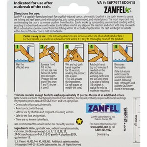 Zanfel Dual Action Poison Ivy, Oak and Sumac Wash