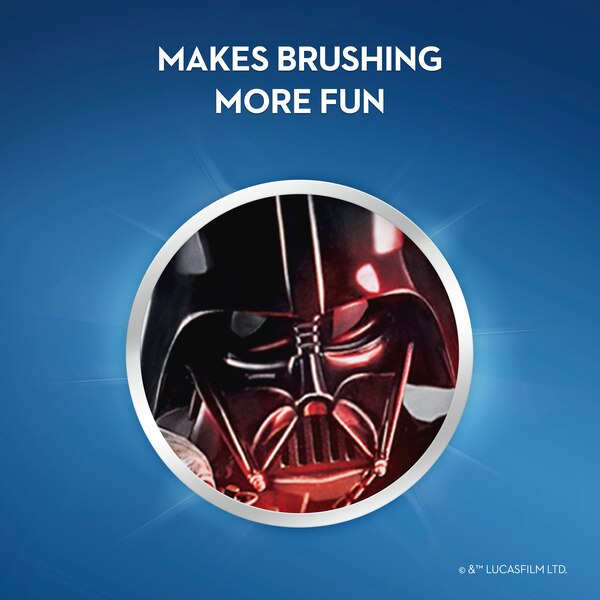 Oral-B Kids Star Wars Power Toothbrush for ages 3+, Soft Bristle