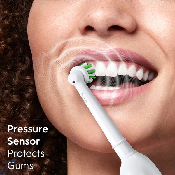 Oral-B Pro 1000 Rechargeable Electric Toothbrush with CrossAction Brush Head, Black