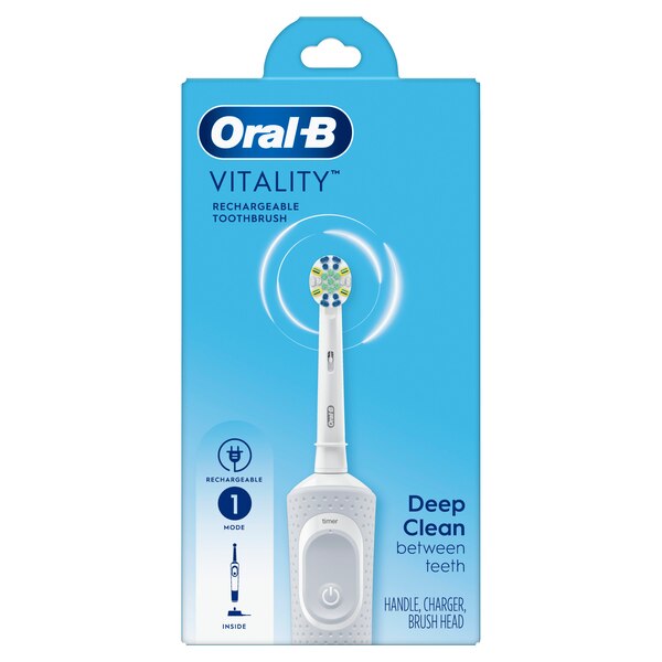 Oral-B Vitality Rechargeable Electric Toothbrush with FlossAction Brush Head