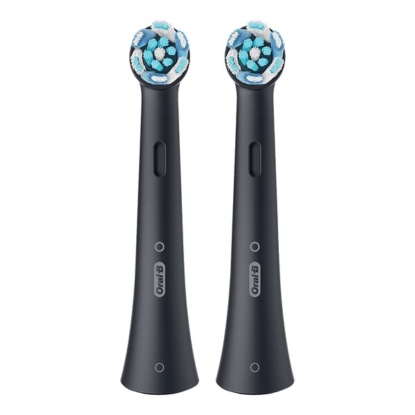 Oral-B iO Ultimate Clean Replacement Brush Heads, Black, 2 count