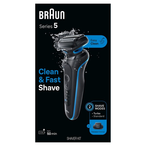 Braun Series 5 Clean & Fast Shave Shaver Kit
