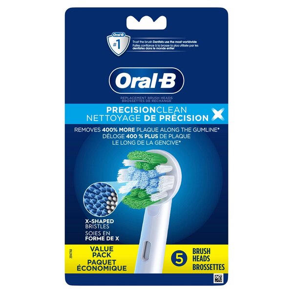 Oral-B PRecision Clean Replacement Brush Heads, 5 CT