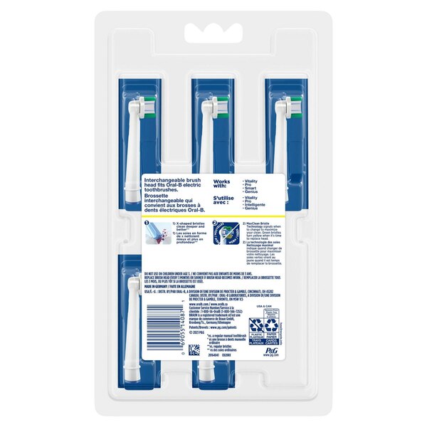 Oral-B PRecision Clean Replacement Brush Heads, 5 CT