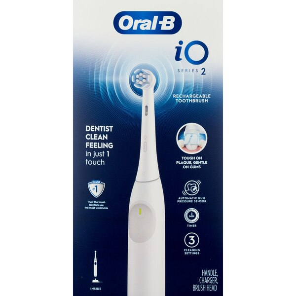 Oral-B iO Series 2 Rechargeable Electric Toothbrush, White