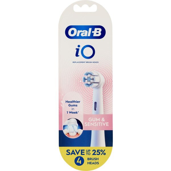 Oral-B Electric Toothbrush Replacement Brush Heads, Sensitive, 4 CT