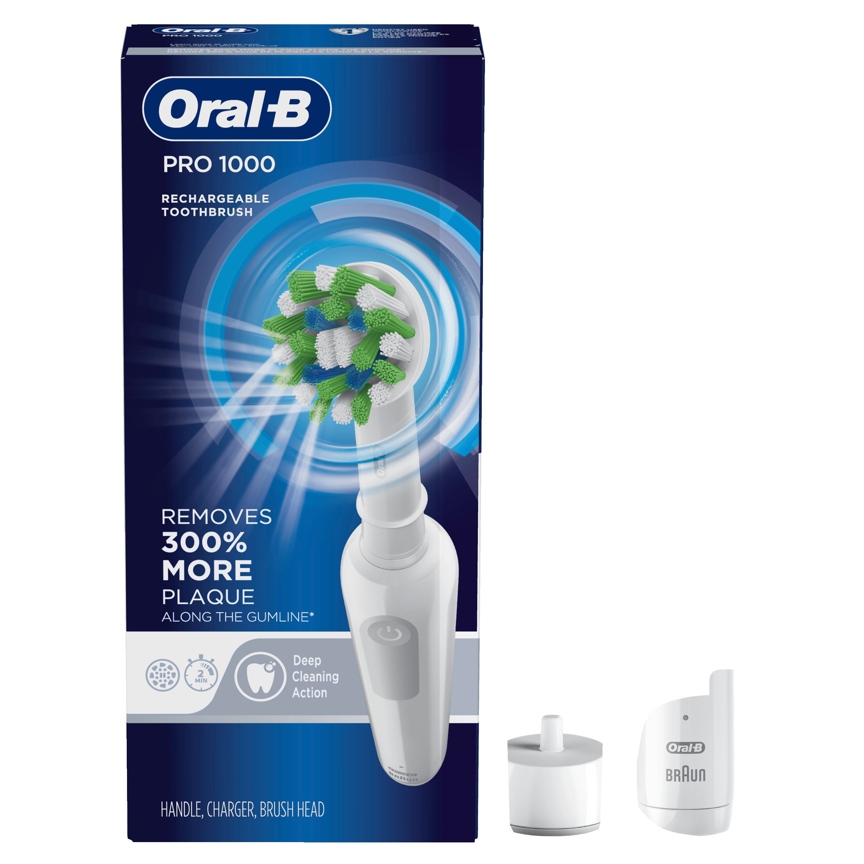 Oral-B Pro 1000 Rechargeable Electric Toothbrush with