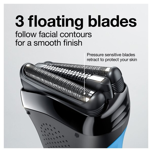 Braun Series 3 310s Wet & Dry Rechargeable Electric Foil Shaver