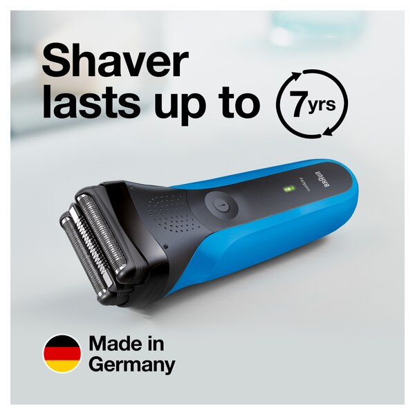 Braun Series 3 310s Wet & Dry Rechargeable Electric Foil Shaver