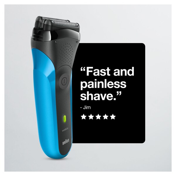 Braun Series 3 310s Wet & Dry Rechargeable Electric Foil Shaver