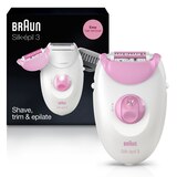 Braun Shave, Trim, Epilate Silk-épil 3 Epilator, thumbnail image