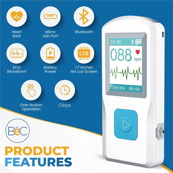 Blue Echo Care Portable ECG Monitor