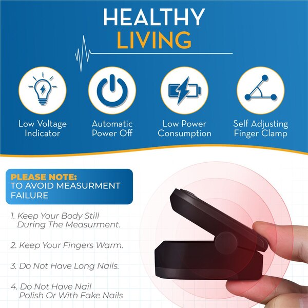 Blue Echo Care Pulse Oximeter