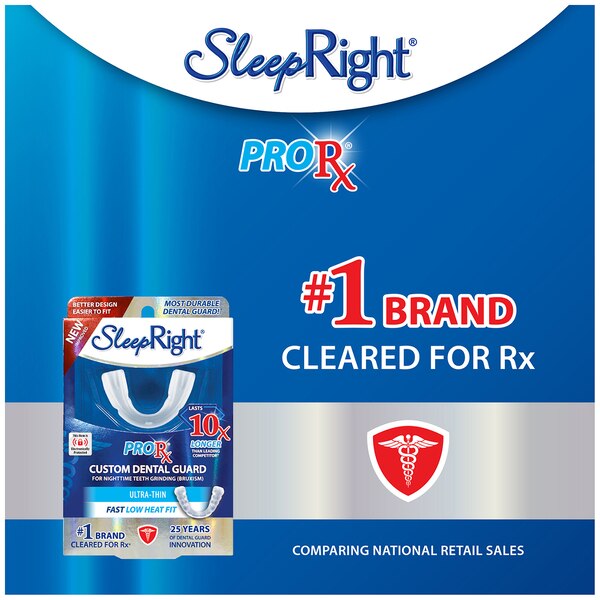 SleepRight ProRx Custom Dental Guard for Nighttime Teeth Grinding