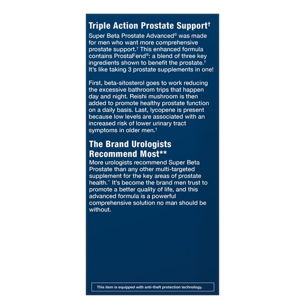 Super Beta Prostate Advanced Chewables, 60 CT