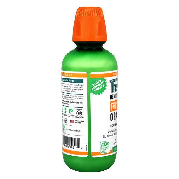 TheraBreath 24-Hour Fresh Breath Oral Rinse, Mild Mint, 16 OZ