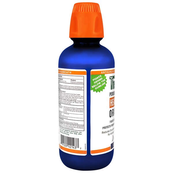 TheraBreath 24-Hour Healthy Gums Oral Rinse, Clean Mint, 16 OZ