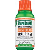 TheraBreath Fresh Breath Oral Rinse, Mild Mint, 3 OZ, thumbnail image 1 of 2