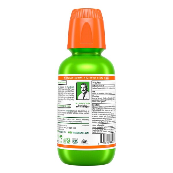 TheraBreath Kids Anticavity Oral Rinse, Wacky Watermelon, 10 OZ