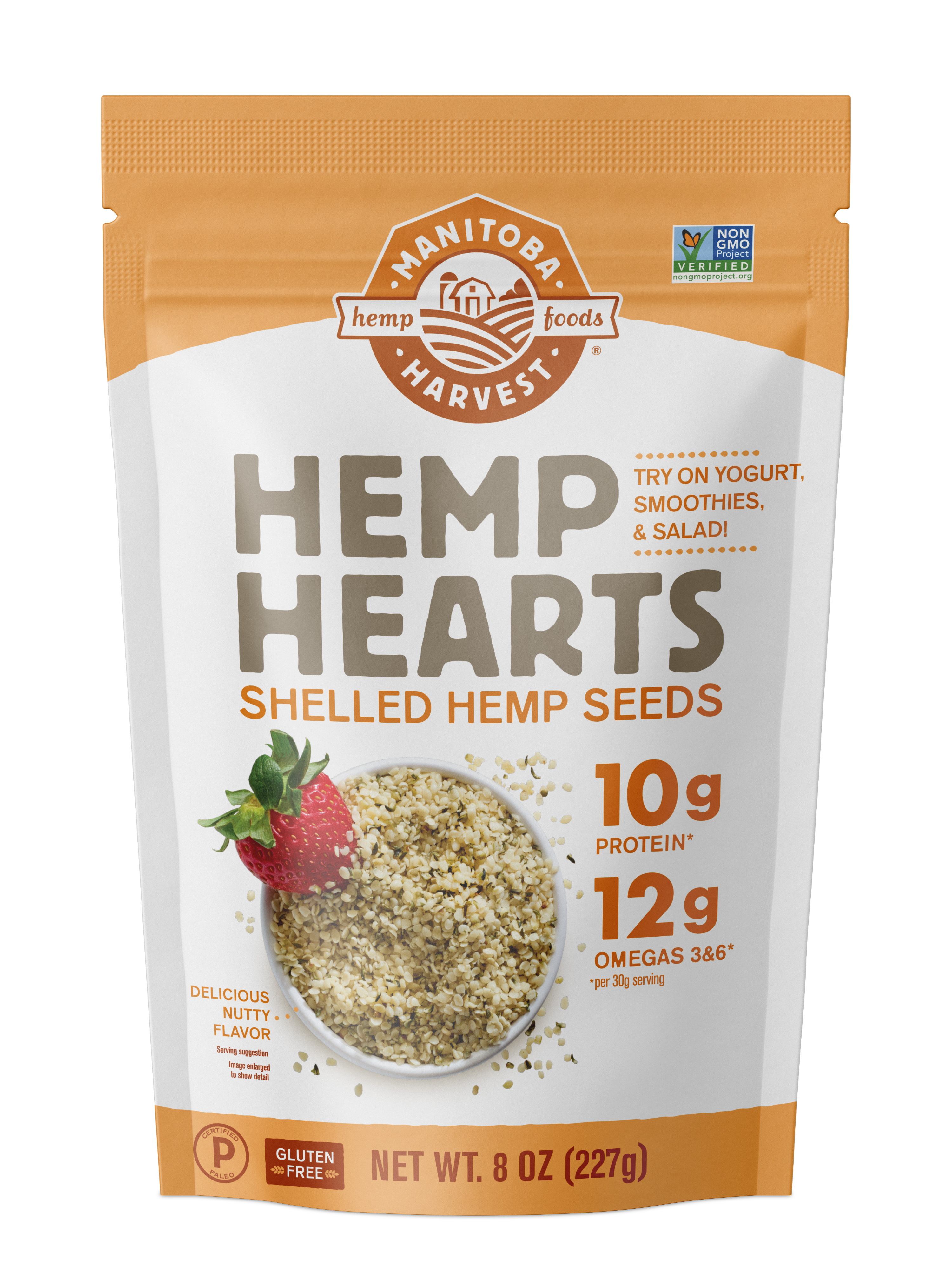 Manitoba Harvest Hemp Hearts Raw Shelled Hemp Seeds, 8 OZ