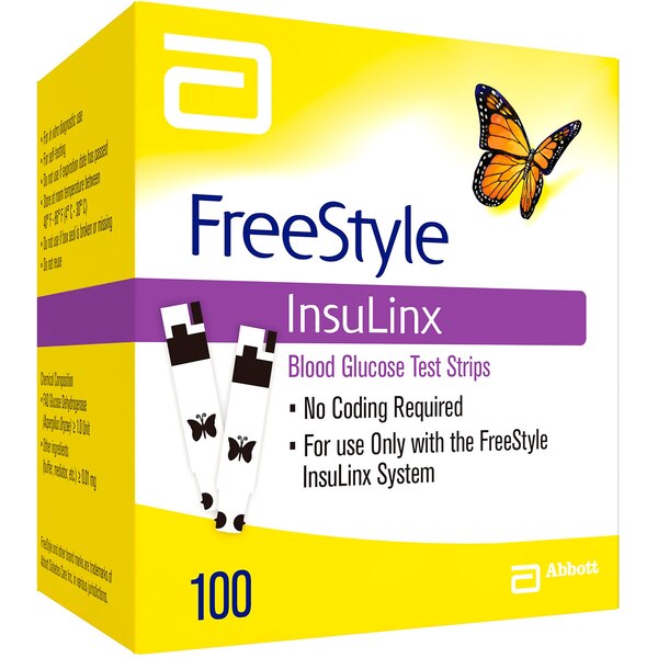 Freestyle InsuLinx Blood Glucose Test Strips