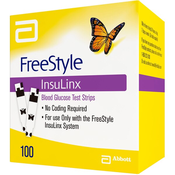 Freestyle InsuLinx Blood Glucose Test Strips