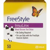 Freestyle InsuLinx Blood Glucose Test Strips, thumbnail image 1 of 4
