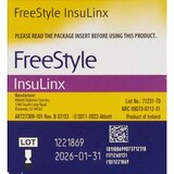 Freestyle InsuLinx Blood Glucose Test Strips, thumbnail image