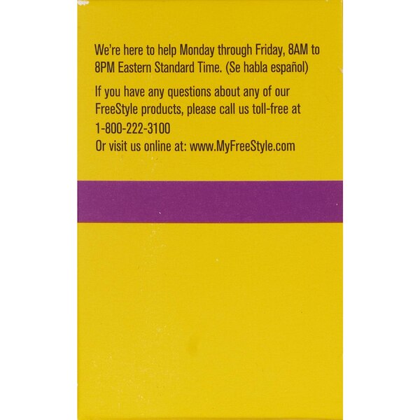 Freestyle InsuLinx Blood Glucose Test Strips
