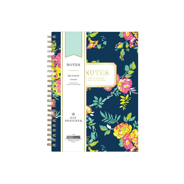 Day Designer Smart Journal for Intentional Notetaking, 6 in. x 9 in., Peyton Pattern