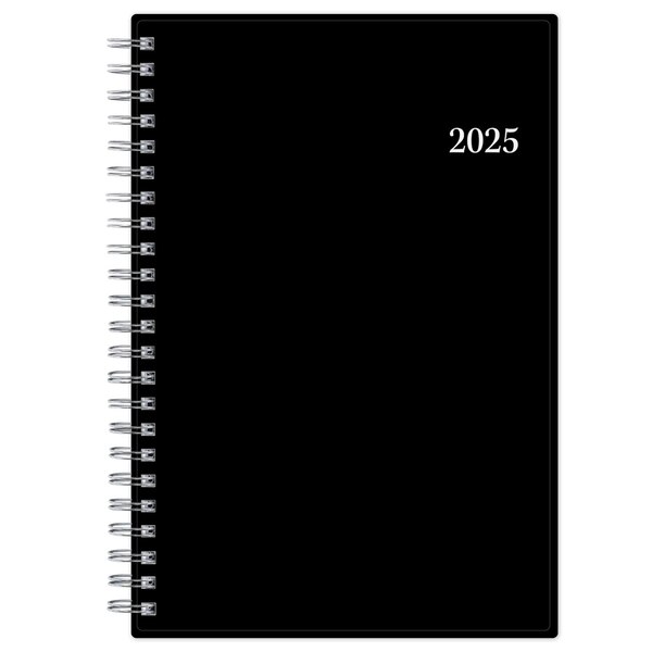 Blue Sky 2025 Planning Calendar, Black, Monthly