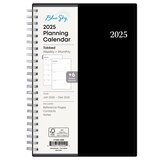 Blue Sky 2025 Planning Calendar, Black, Monthly, thumbnail image