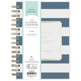 Blue Sky 2025 Planning Calendar, Day Designer Navy Blue Stripe, Daily & Monthly, thumbnail image
