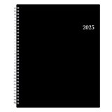 Blue Sky 2025 Planning Calendar, Black, Weekly & Monthly, thumbnail image