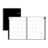 Blue Sky 2025 Planning Calendar, Black, Weekly & Monthly, thumbnail image