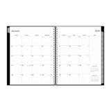 Blue Sky 2025 Planning Calendar, Black, Weekly & Monthly, thumbnail image