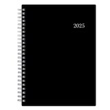 Blue Sky 2025 Planning Calendar Notes, Black, Weekly & Monthly, thumbnail image