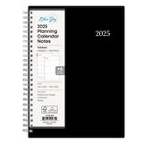 Blue Sky 2025 Planning Calendar Notes, Black, Weekly & Monthly, thumbnail image