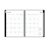 Blue Sky 2025 Planning Calendar Notes, Black, Weekly & Monthly, thumbnail image
