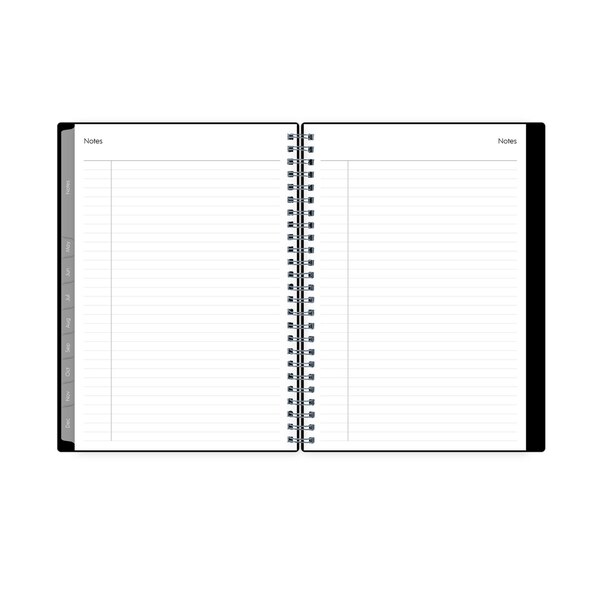 Blue Sky 2025 Planning Calendar Notes, Black, Weekly & Monthly