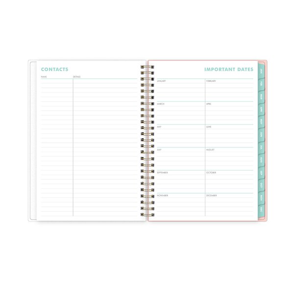 Blue Sky 2025 Planning Calendar Notes, Fox & Fallow Wildflowers 3, Weekly & Monthly
