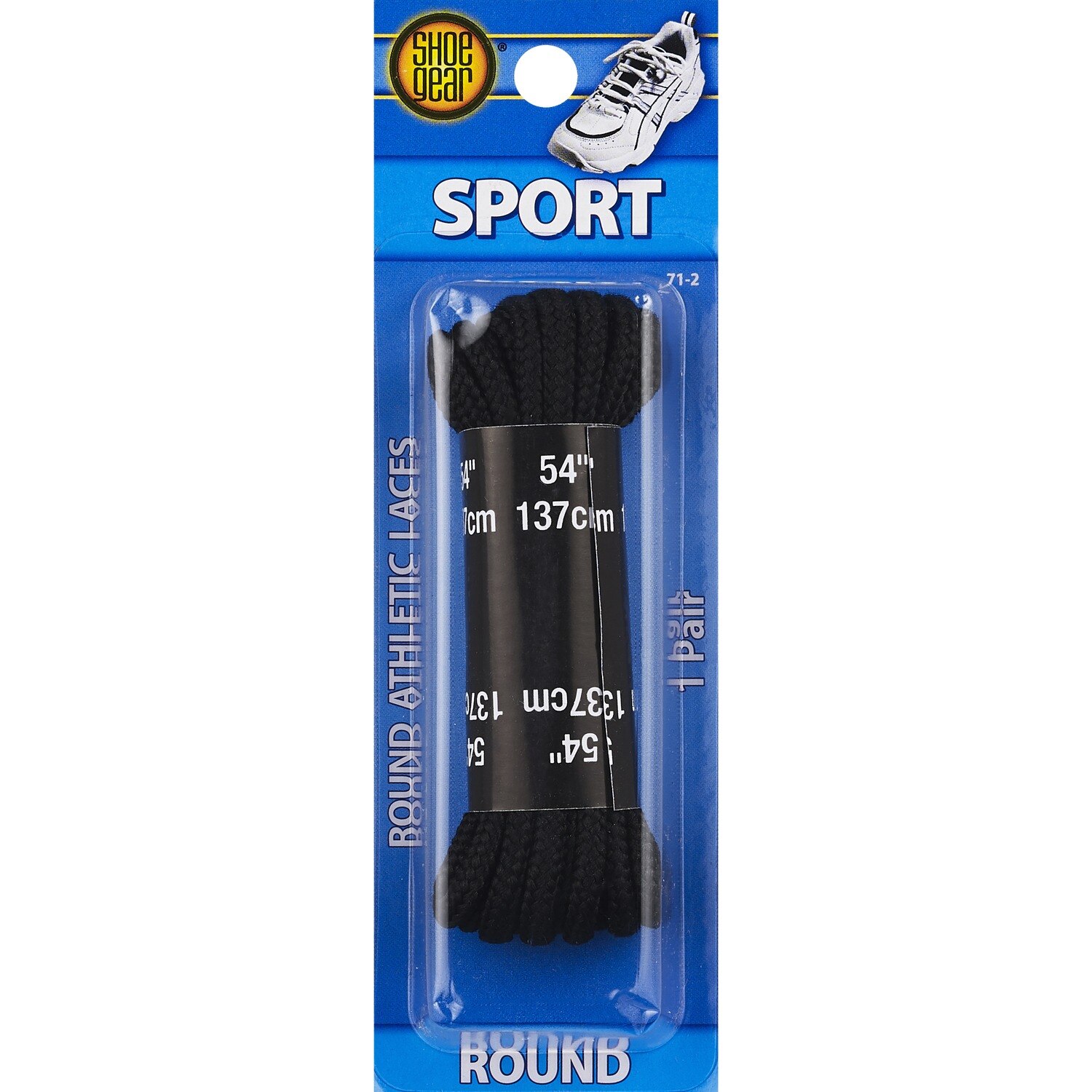 Shoe Gear - Cordones redondos atléticos, 54"