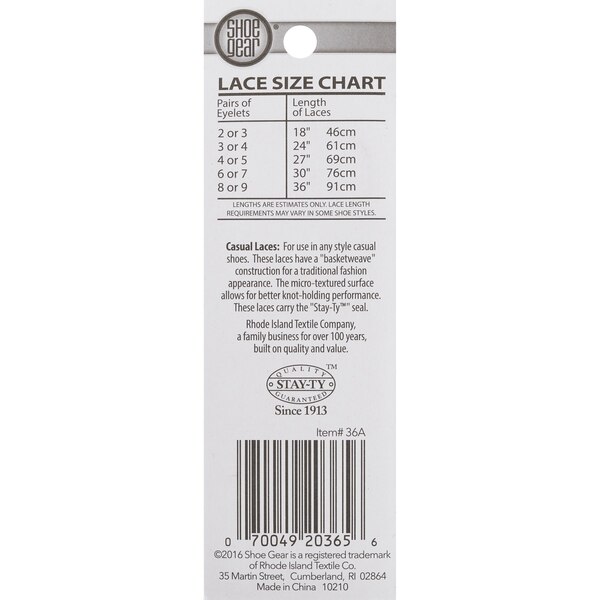 Shoe Gear - Cordones redondos para calzado informal, 27'', Brown