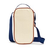 Fit & Fresh 40-ounce Bottle Bag Cooler, Navy & Natural, thumbnail image