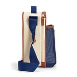 Fit & Fresh 40-ounce Bottle Bag Cooler, Navy & Natural, thumbnail image