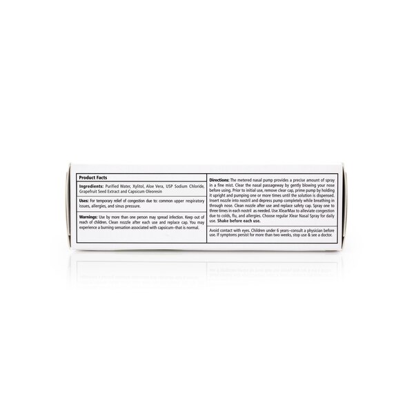 XLEAR MAX with Capsicum Natural Saline Sinus Spray, 1.5 OZ