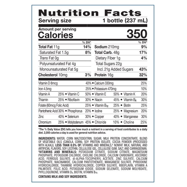 Ensure Plus Nutrition Shake Ready-to-Drink 8 fl oz, 6CT