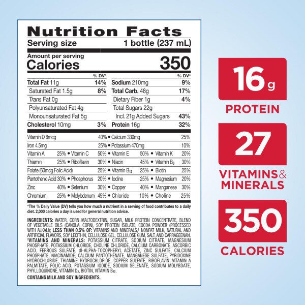 Ensure Plus Nutrition Shake Ready-to-Drink 8 fl oz, 6CT