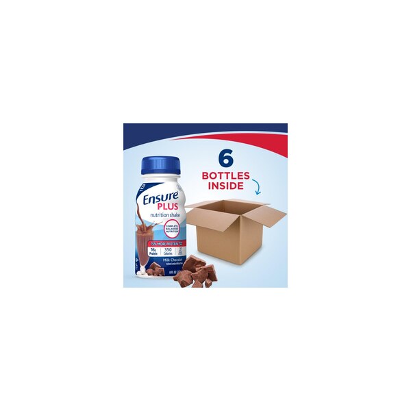 Ensure Plus Nutrition Shake Ready-to-Drink 8 fl oz, 6CT